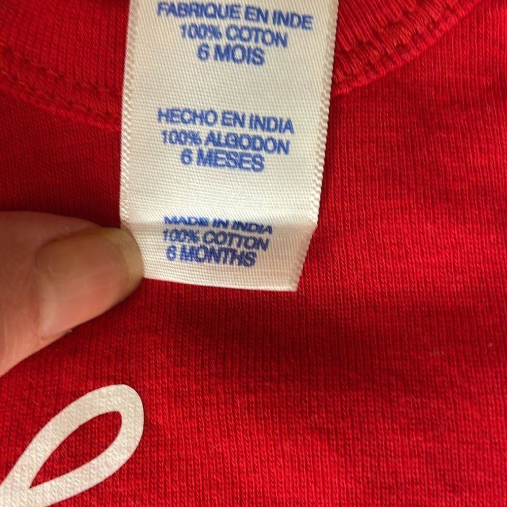 RABBIT SKINS love made me red onesie - Picture 4 of 5